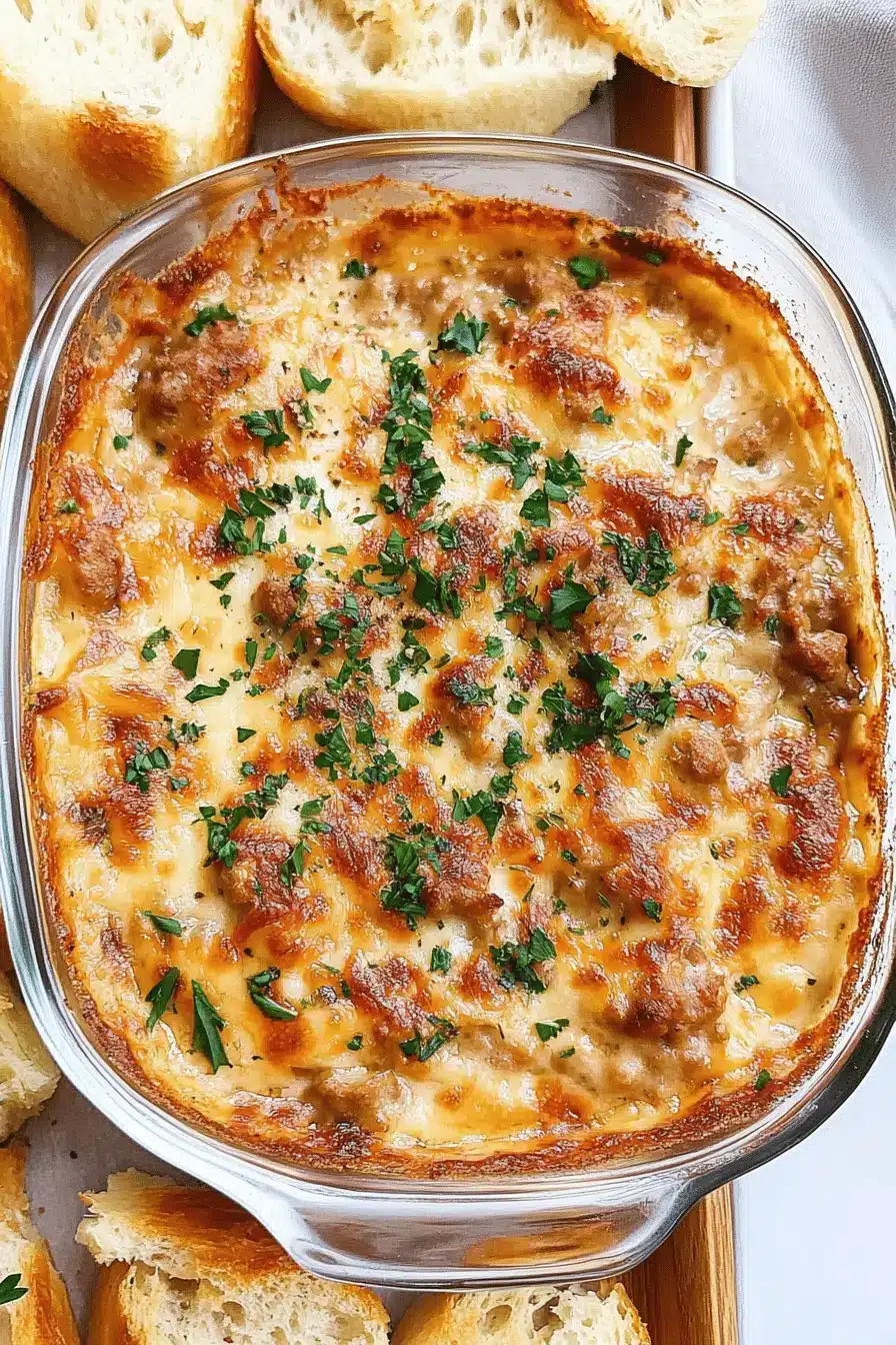 Sausage Dip Recipes ingredients