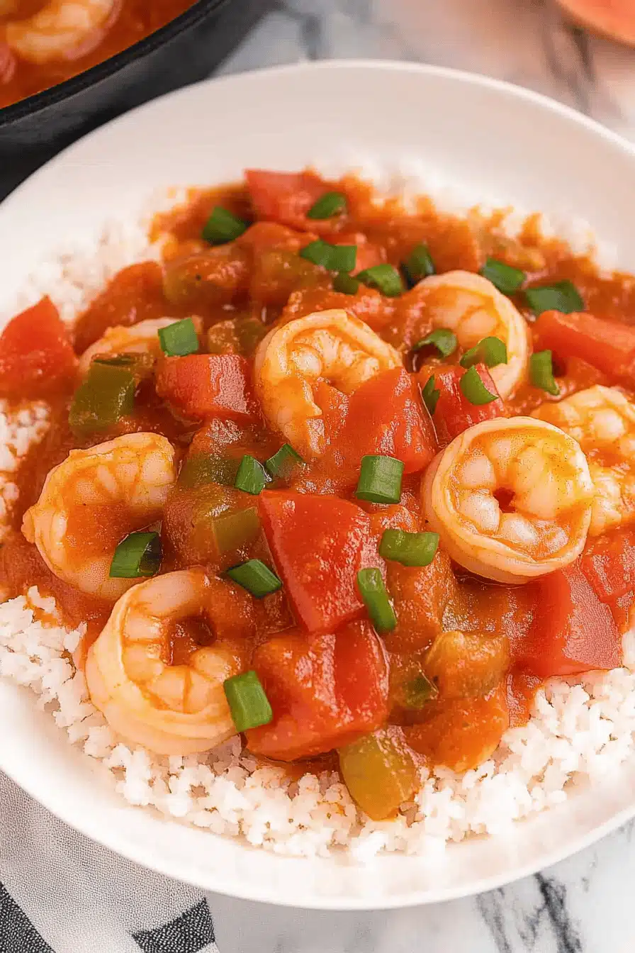 Shrimp Creole Recipe Final Dish Presentation