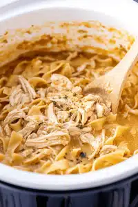 Slow Cooker Chicken Noodles