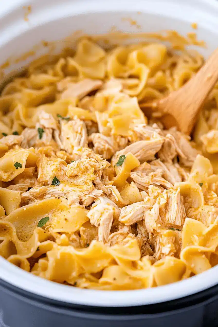 Slow Cooker Chicken Noodles ingredients