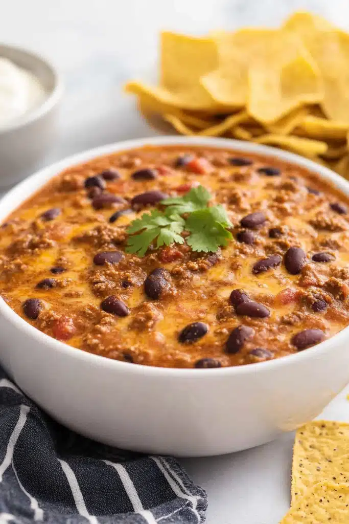 Slow Cooker Chili Cheese Dip
