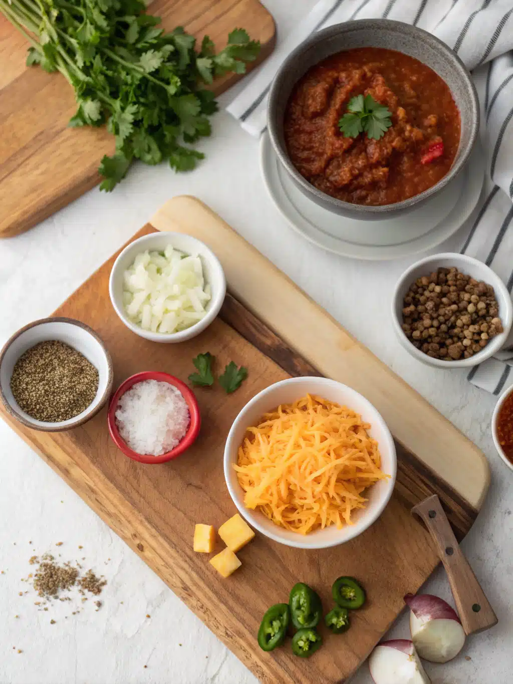 Slow Cooker Chili Cheese Dip ingredients