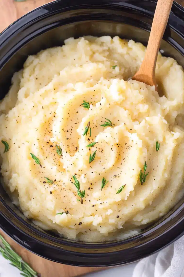 Slow Cooker Mashed Potatoes