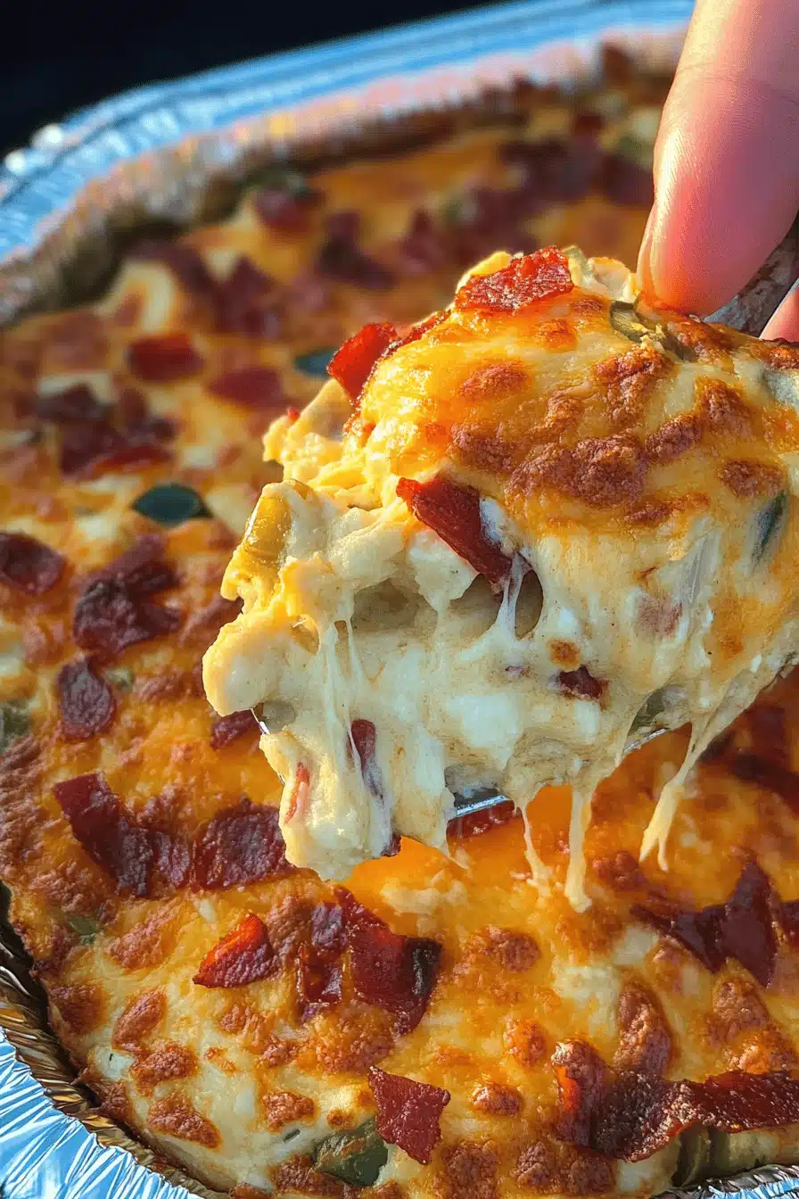 Smoked Jalapeno Popper Dip Final Dish Presentation