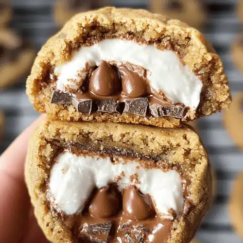 S'mores Stuffed Chocolate Chip Cookies
