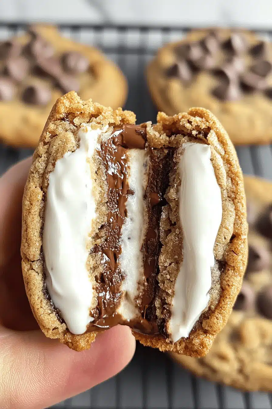 S'mores Stuffed Chocolate Chip Cookies ingredients