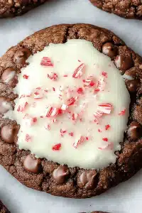 Soft Batch Chocolate Peppermint Cookies