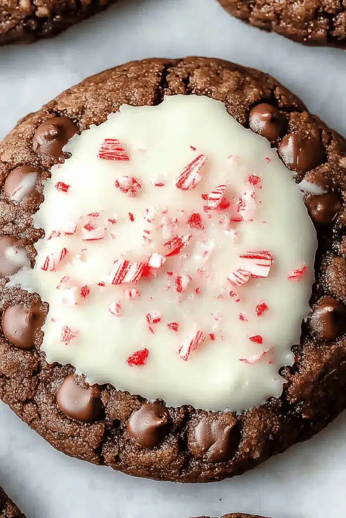 Soft Batch Chocolate Peppermint Cookies