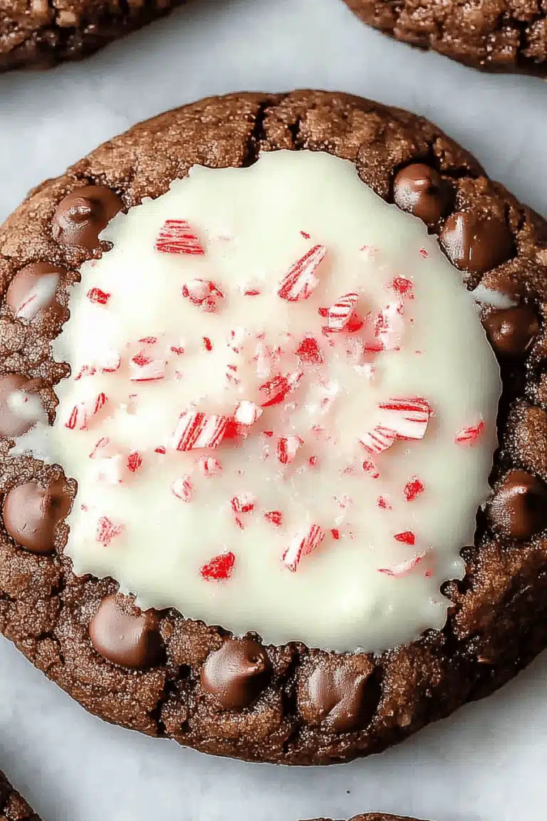Soft Batch Chocolate Peppermint Cookies