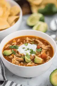 Southwest Chicken Rice Soup