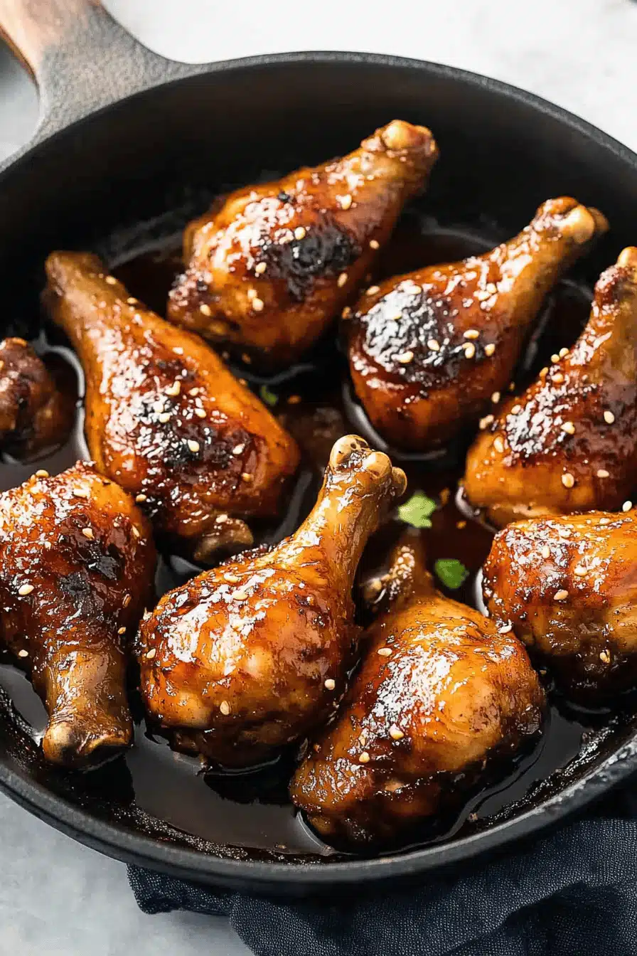 Sticky Chicken Recipe Final Dish Presentation