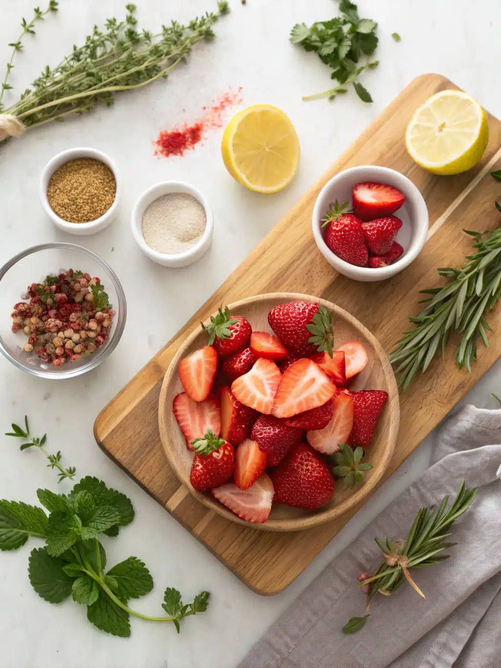Strawberry Agua Fresca ingredients