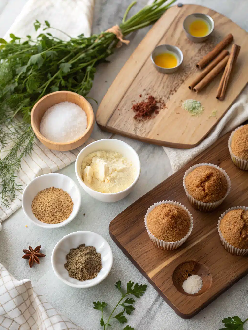 Sugar Spice Muffins ingredients