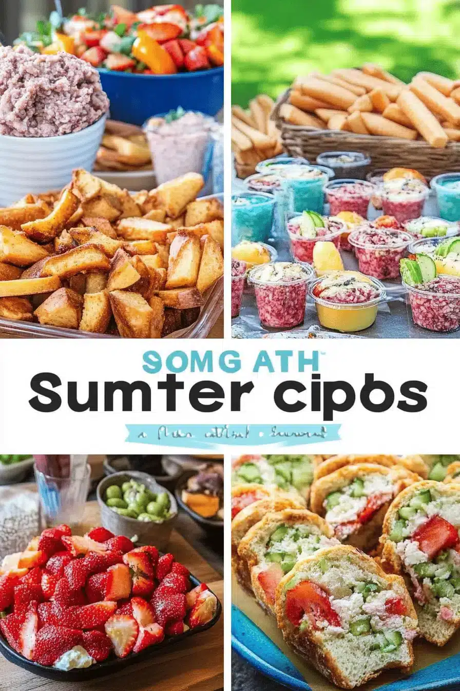 Summer Party Food Ideas ingredients