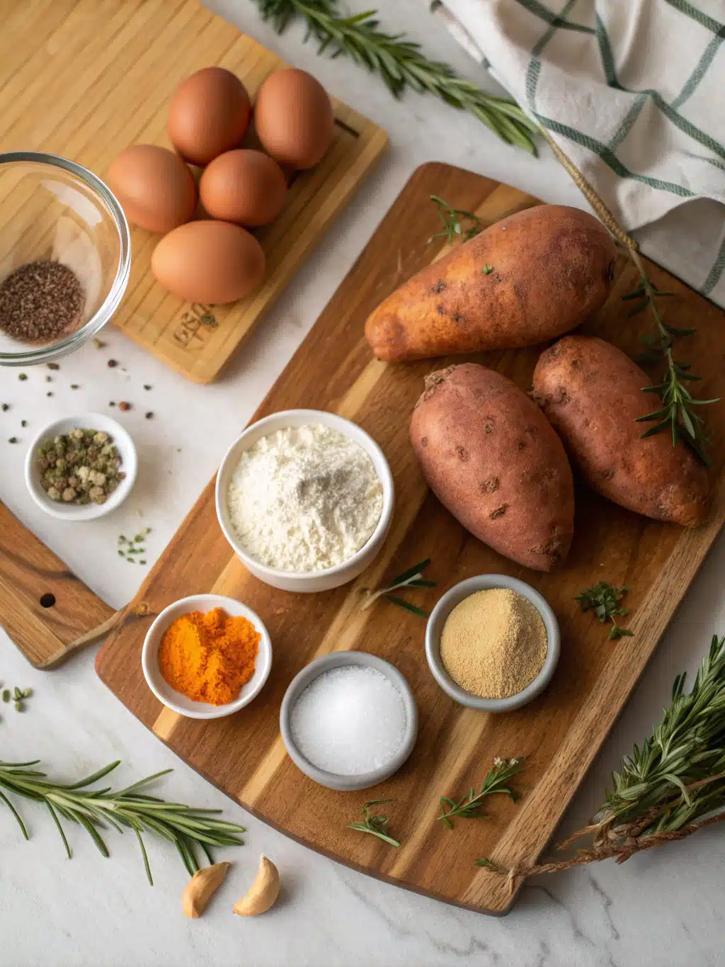 Sweet Potato Muffins ingredients