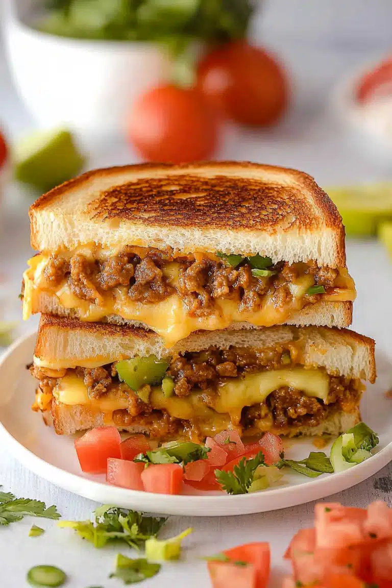 Taco Grilled Cheese Sandwich