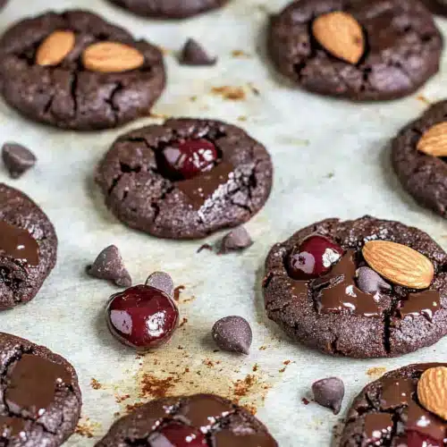Tart Cherry Almond Chocolate Cookies