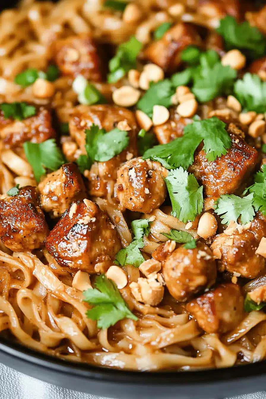 Thai Peanut Chicken Noodles ingredients