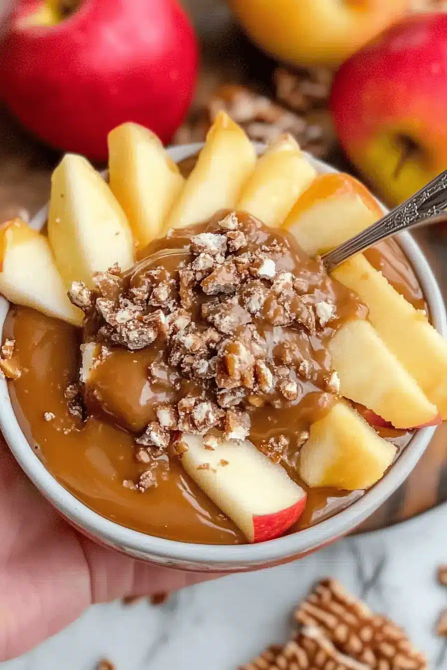 Toffee Caramel Apple Dip ingredients