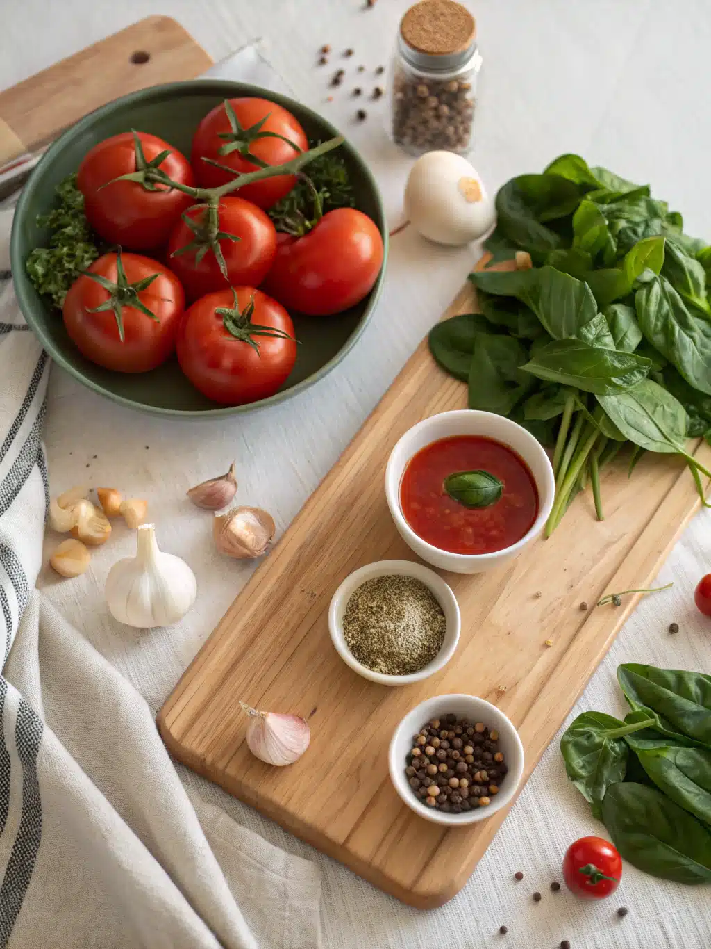 Tomato Florentine Soup Recipe ingredients