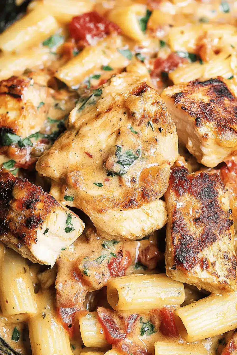 Tuscan Chicken Pasta ingredients