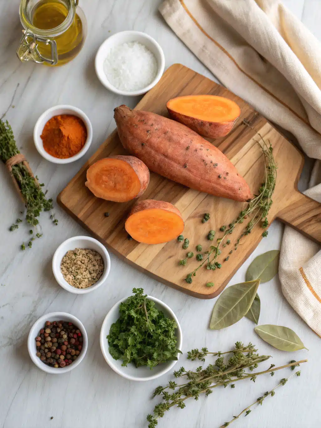 Twice-Baked Sweet Potatoes ingredients