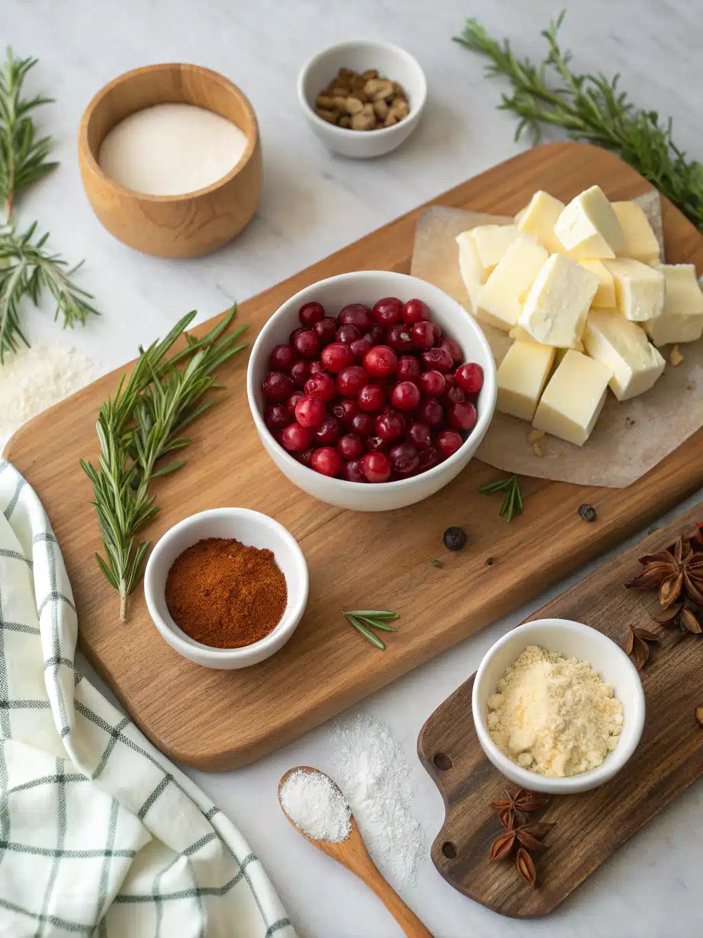 White Chocolate Cranberry Cookies ingredients