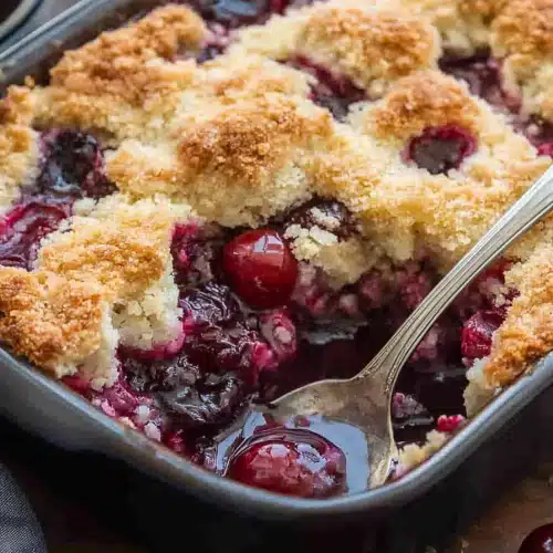 Winter Cherry Cobbler