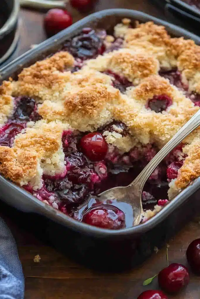 Winter Cherry Cobbler