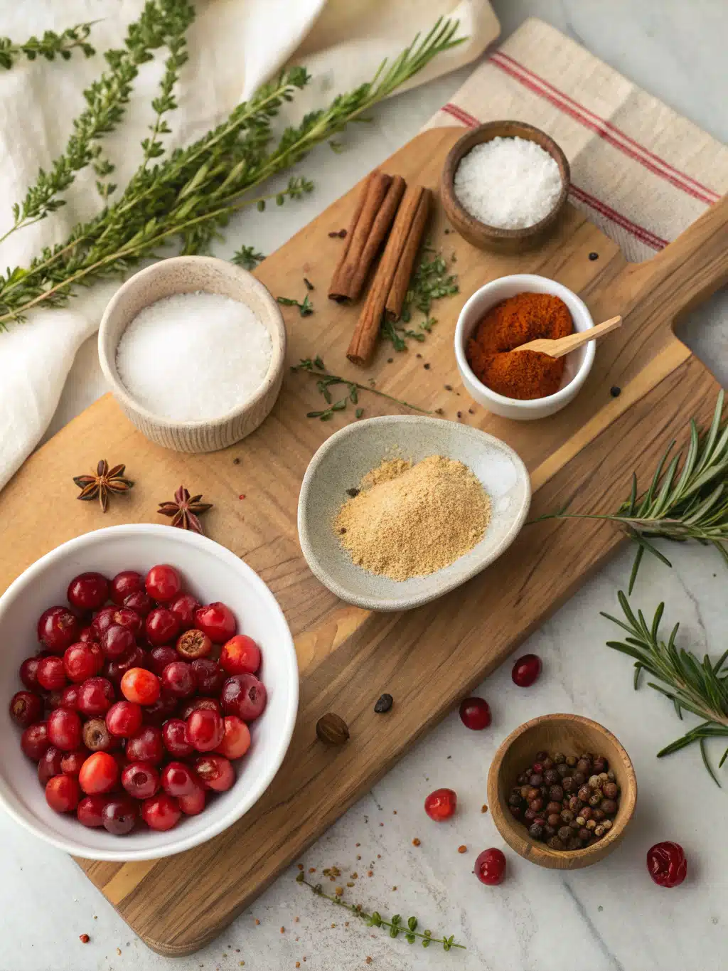 Winter Cherry Cobbler ingredients