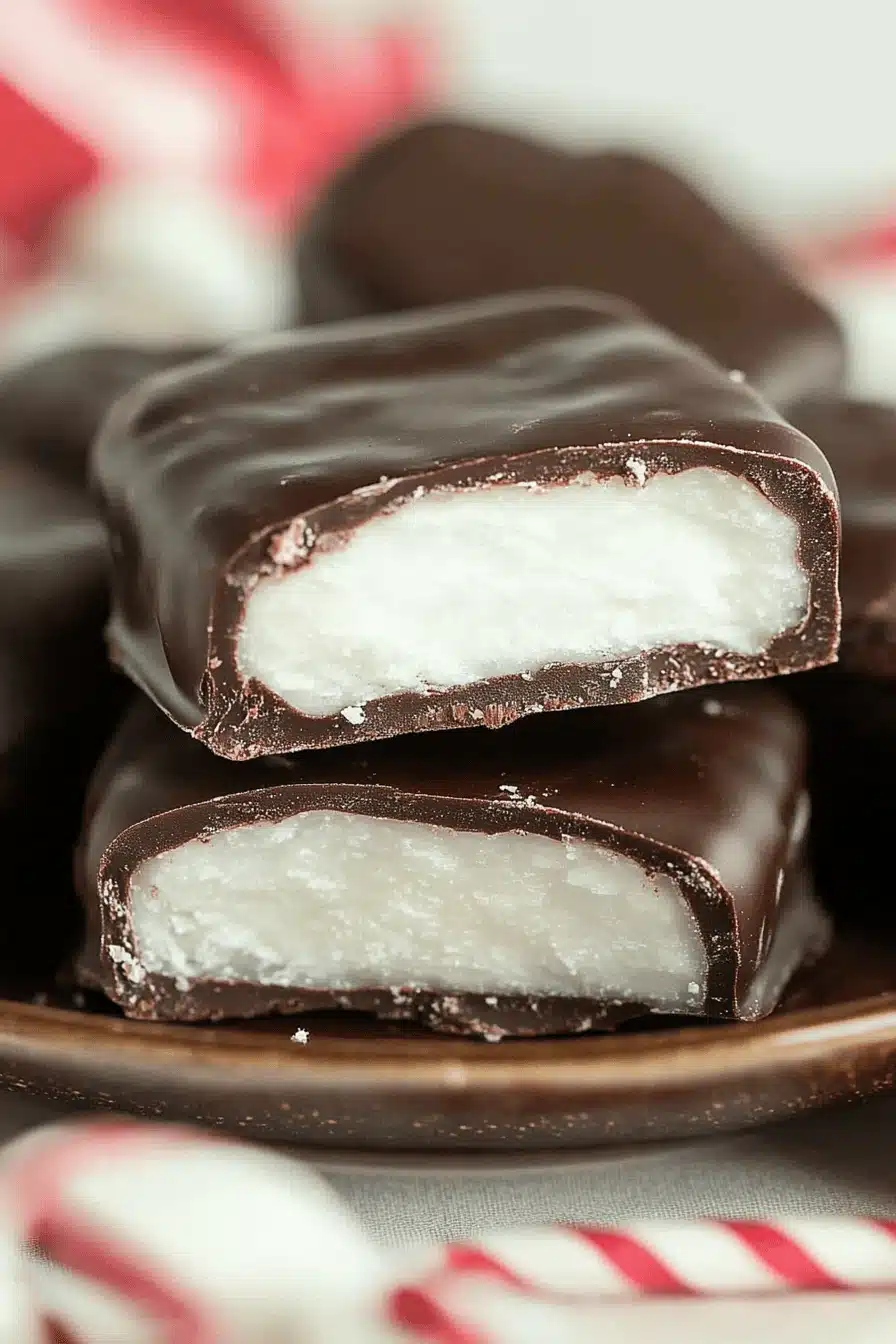 York Peppermint Patties Copycat Final Dish Presentation