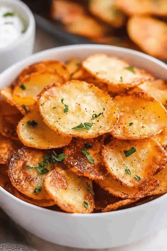 air fryer potato chips
