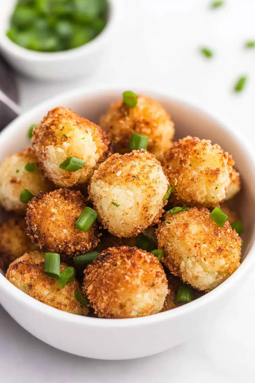 crispy cauliflower bites Final Dish Presentation