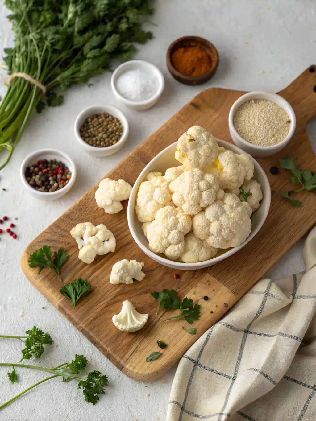 crispy cauliflower bites ingredients