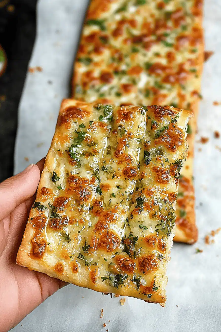 garlic bread recipe Final Dish Presentation