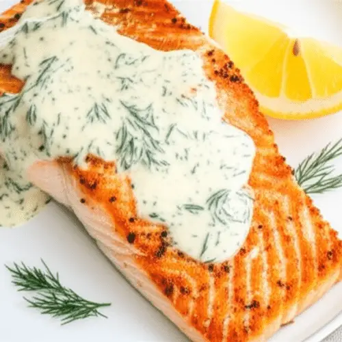 Perfect Pan-Seared Salmon with Lemon-Dill Sauce