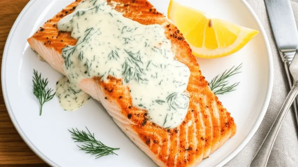 Perfect Pan-Seared Salmon with Lemon-Dill Sauce