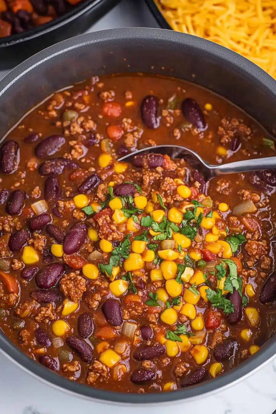 pantry chili recipe Final Dish Presentation