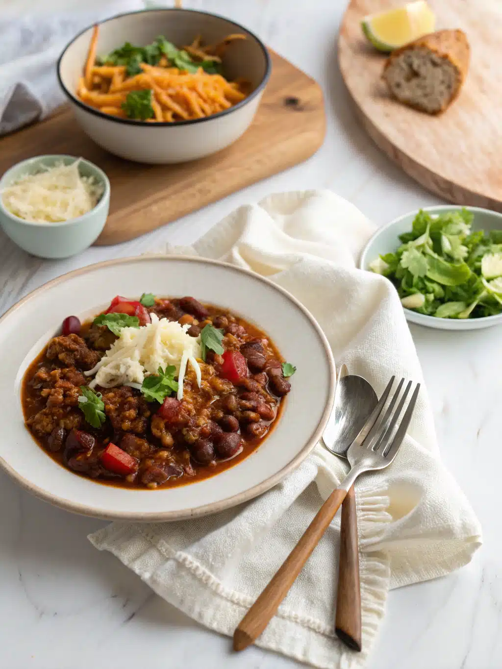 pantry chili recipe serving suggestion