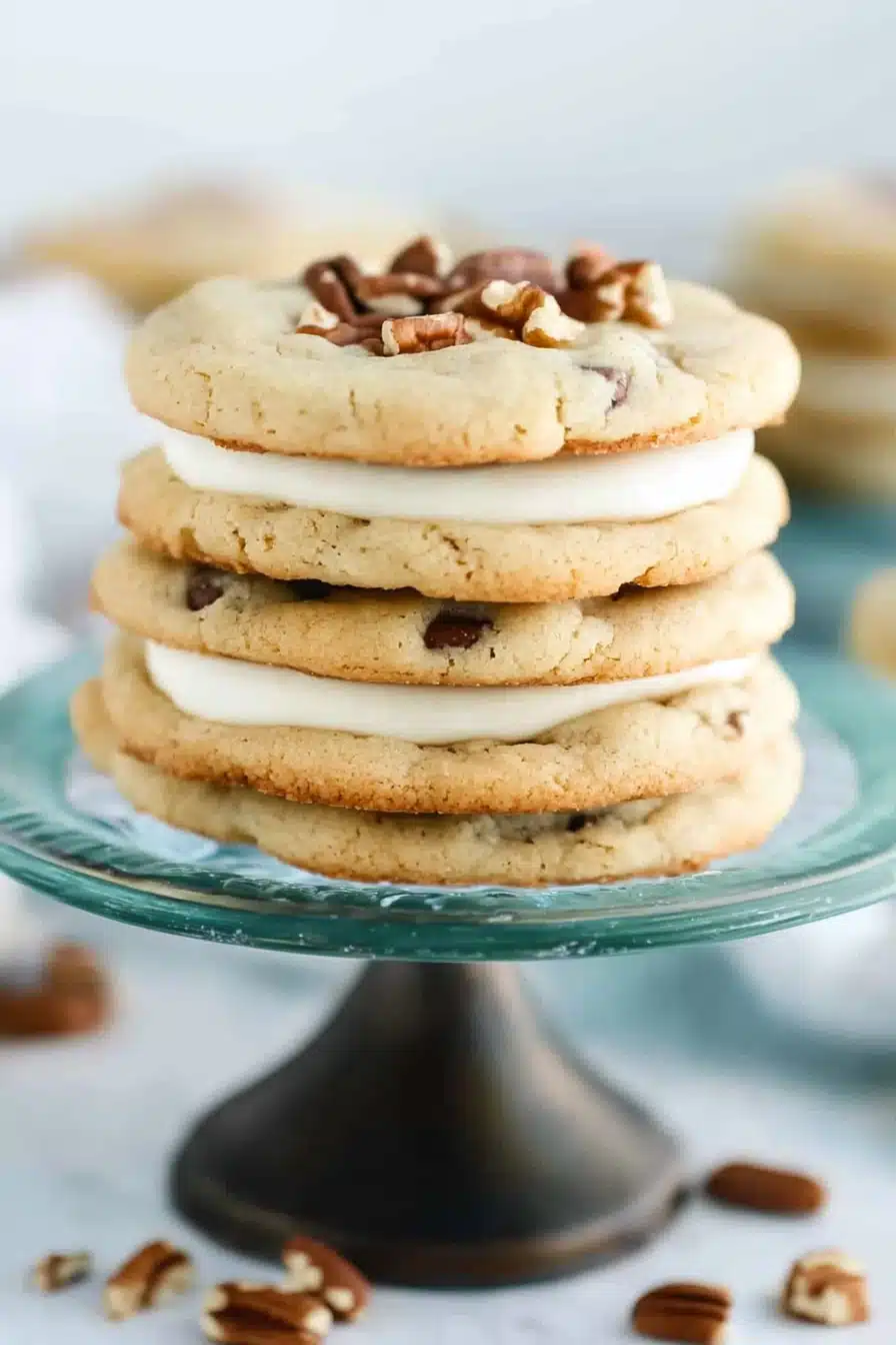 pecan cream cheese cookies Final Dish Presentation