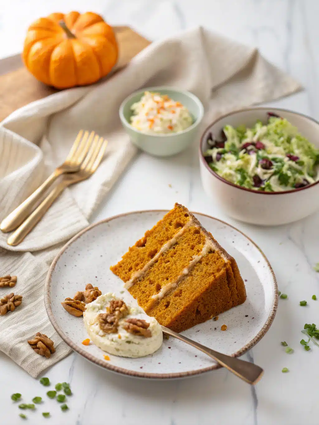 pumpkin cake recipe serving suggestion
