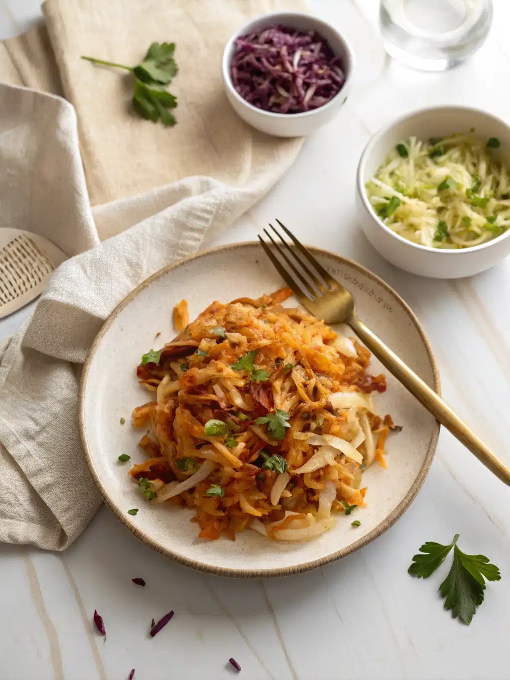 sweet and sour cabbage serving suggestion