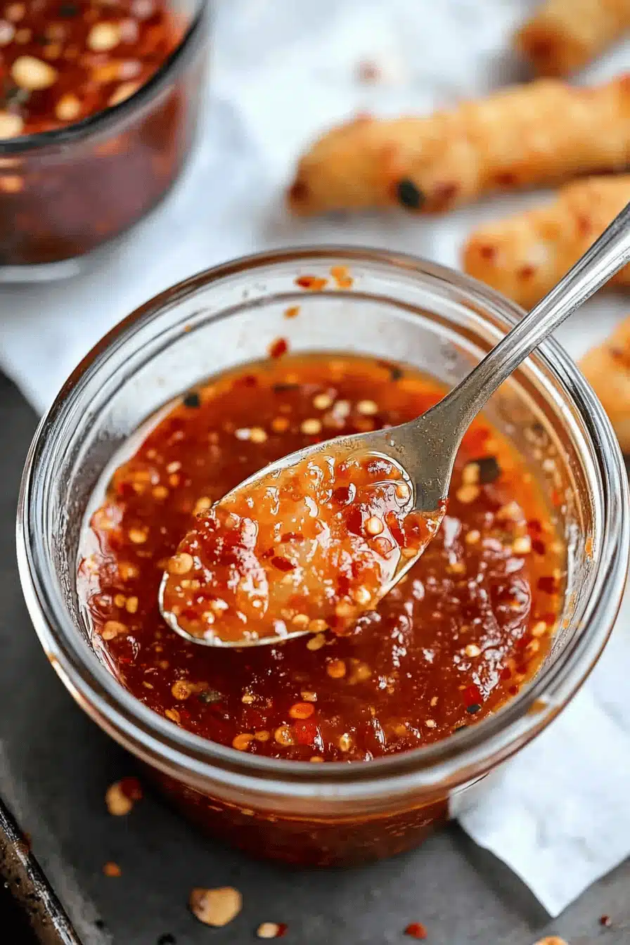 sweet chili sauce recipe Final Dish Presentation
