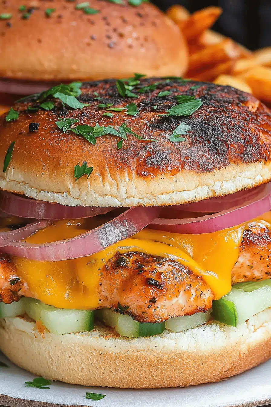 5-minute salmon sliders