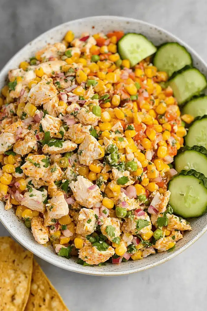 7-Layer Street Corn Chicken Salad