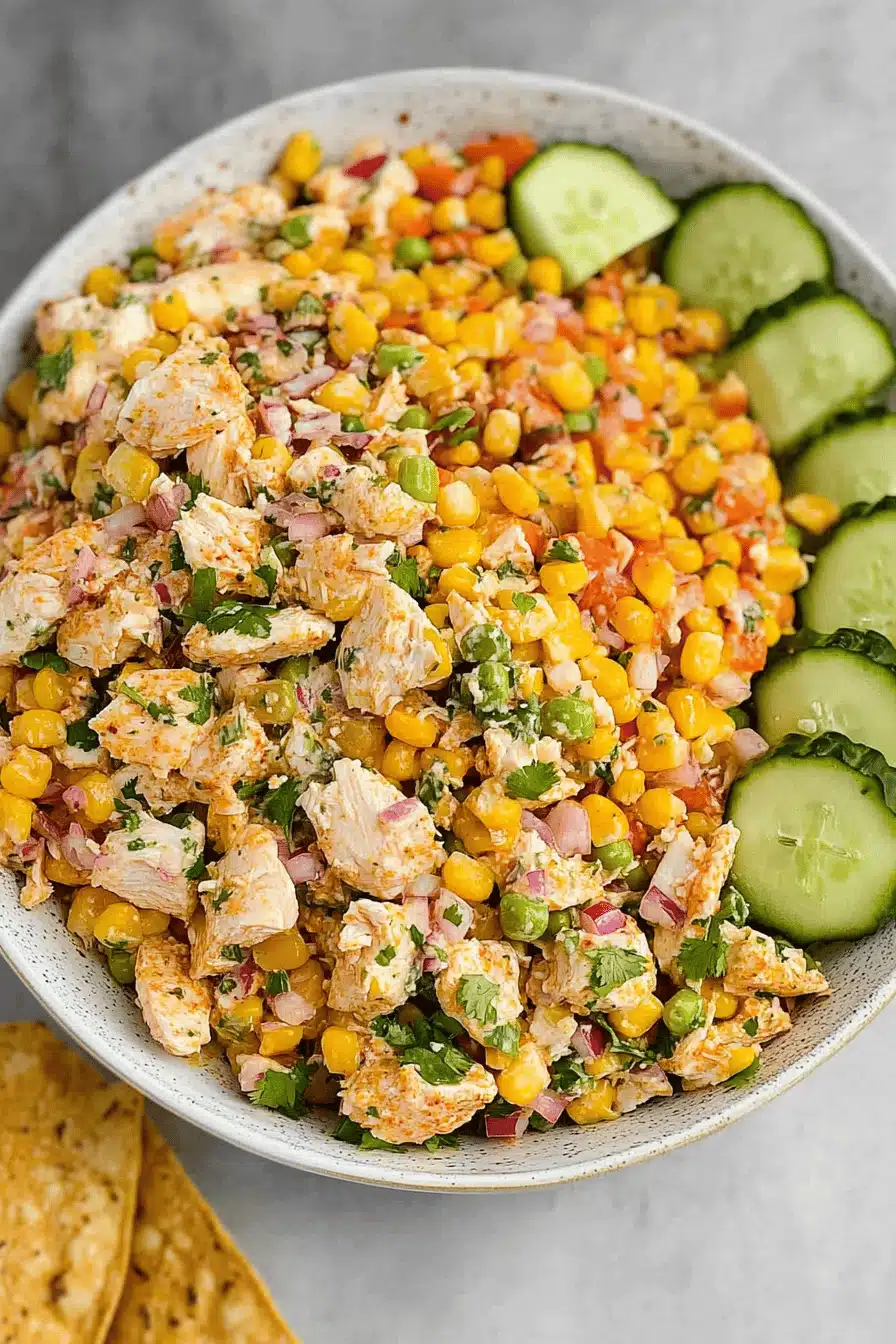 7-Layer Street Corn Chicken Salad