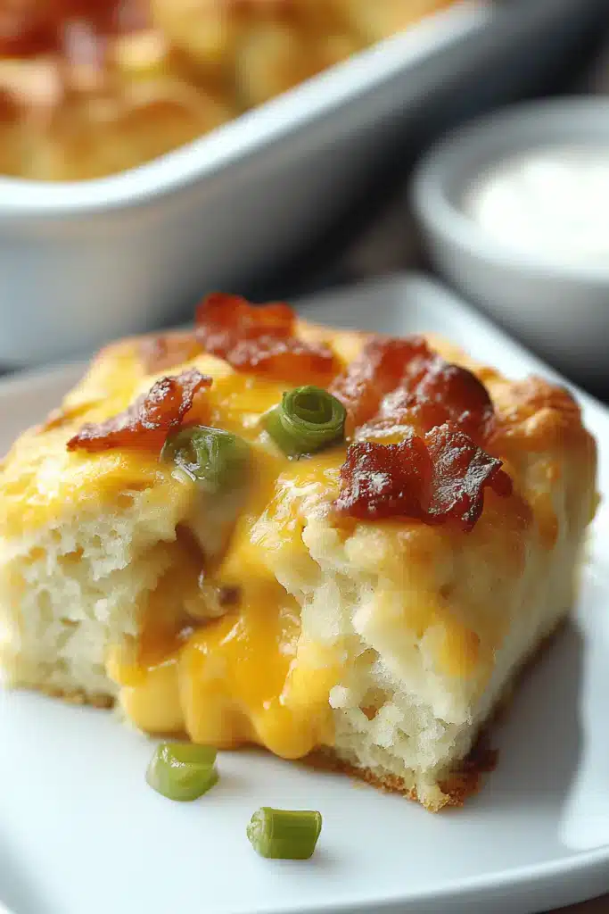 Bacon Egg Cheese Biscuit Casserole