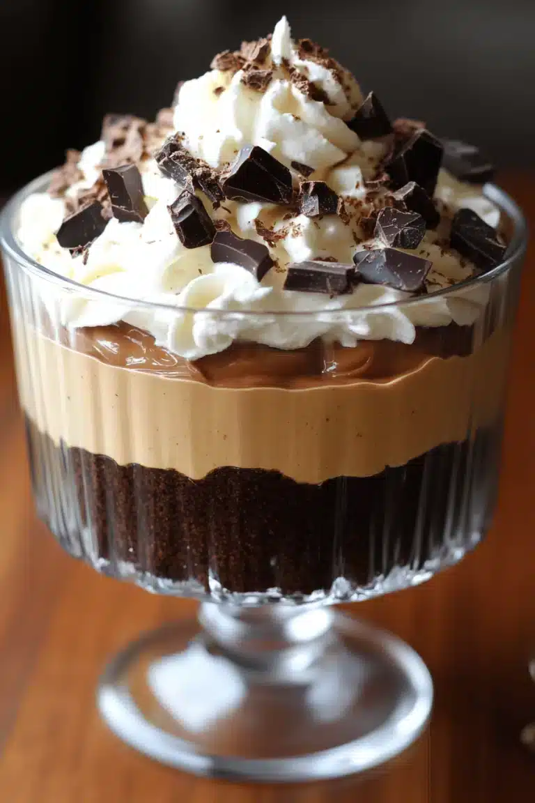 Baileys Chocolate Cheesecake Trifle