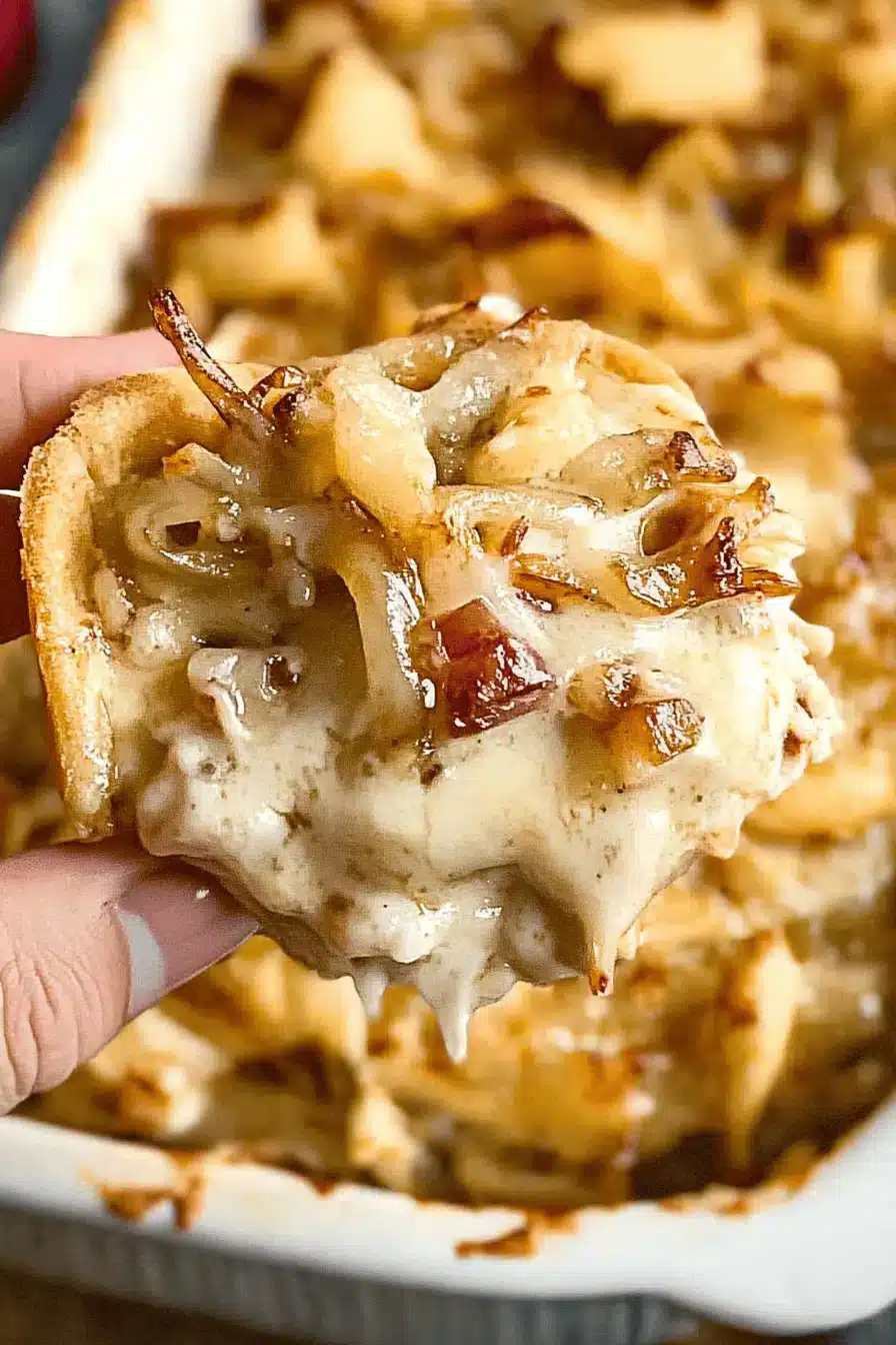Baked Caramelized Onion Dip ingredients