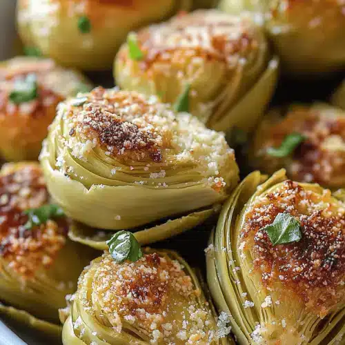Baked Parmesan Artichoke Hearts